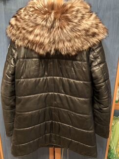 Куртка кожаная осень-зима