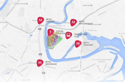 2-к квартира, 53.5 м², 6/16 эт.