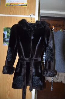 Шуба мутон каракуль