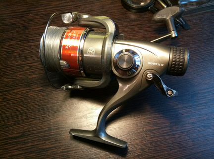 Катушка kaida KX 4000 леской 300м