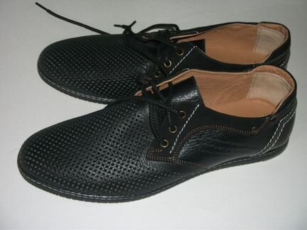 Ботинки летние новые подкладка - кожа