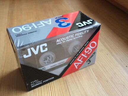 JVC запечатанные чистые