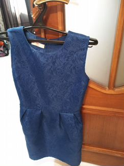 Платье синее, розово серебристое и серое 3шт