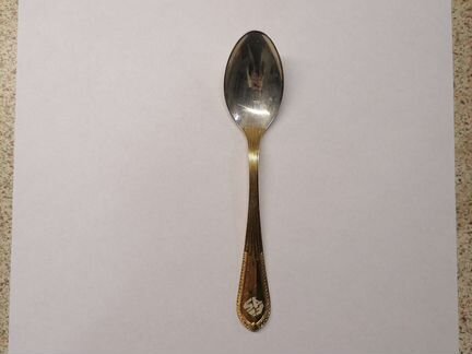 Серебряная ложка позолоченная 925