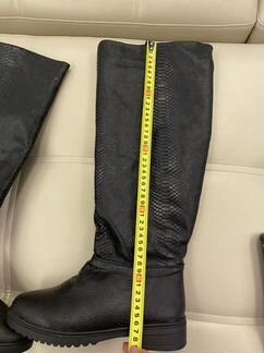 Кожаные женские зимние сапоги 39 размер