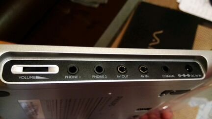 Портативный dvd philips PET725