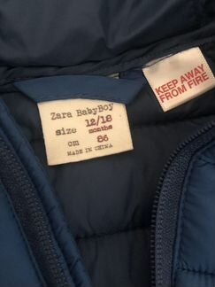 Пуховик Zara baby boy
