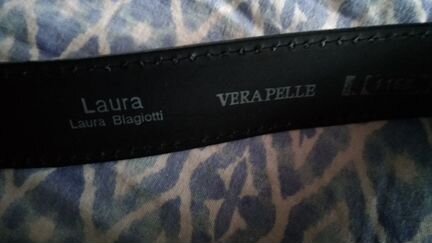 Ремень Laura Biagiotti, кожа, Италия, оригинал