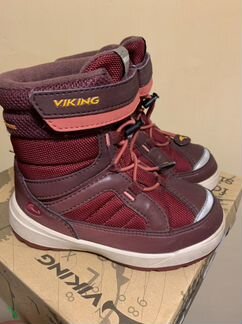 Зимние ботинки viking для девочки