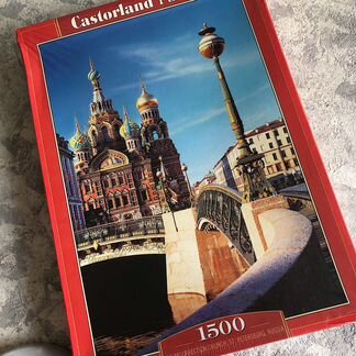 Новый пазл Castorland 1500шт Храм Спас-на-Крови