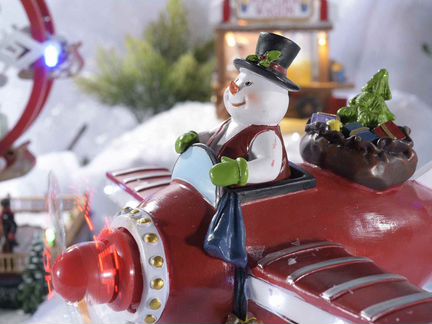 Рождественский Самолет с Дедом Морозом