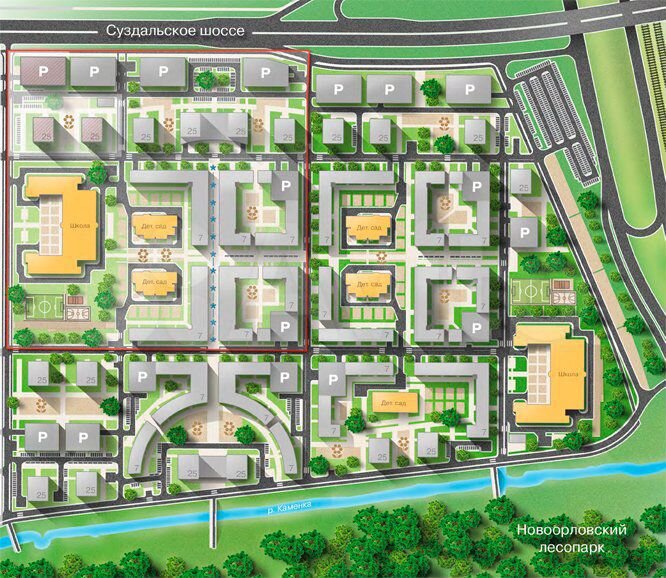 Жк михайловский парк план застройки