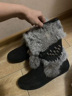 Угги кожаные