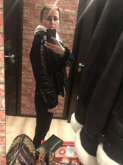 Дубленка натуральная автоледи укороченная авиатор