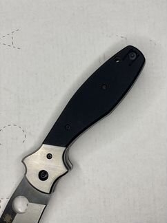 Новый складной нож Spyderco Schempp Bowie black
