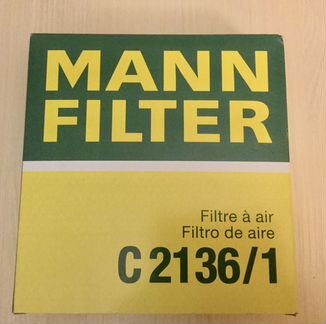 Фильтр воздушный mann C2136/1
