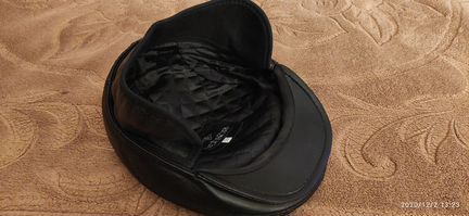 Кепка экокожа р.59