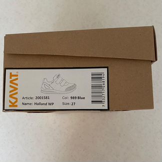 Ботинки Kavat, синий, р. 27