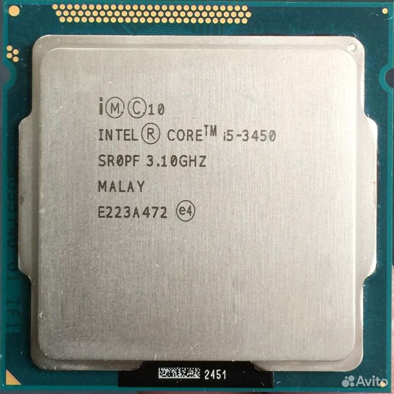 Процессор i5 3450 ivy bridge
