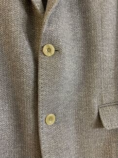 Пиджак Massimo Dutti, размер 58, серый-меланж