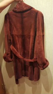 Шуба из стриженой норки