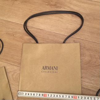 Пакеты бумажные armani collezioni новые