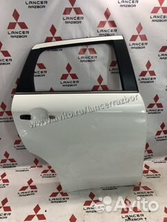 Дверь задняя правая белая асх asx