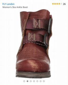 Fly London Ska Distressed Ankle Boots, новые
