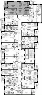 2-к квартира, 57.8 м², 3/15 эт.