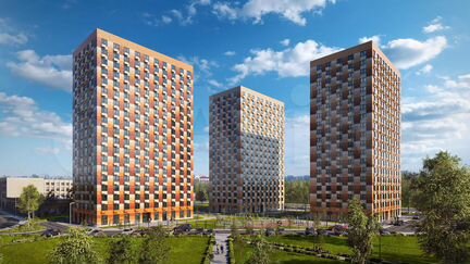 1-к квартира, 35.7 м², 9/19 эт.