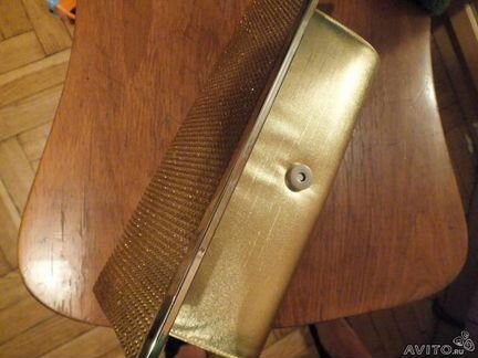 Сумочка стразы золото клатч