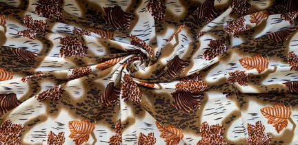 Ткань Штапель Вискоза Сафари Италия