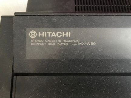 Муз. центр Hitachi MX-W50 1987 г.в. с колонками