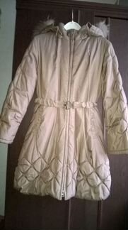 Зимнее пальто размер 34, рост 140