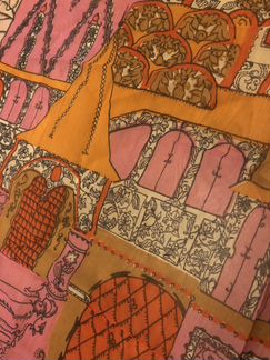 Памятный платок Москва