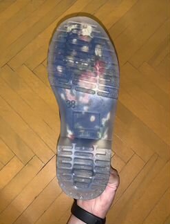 Резиновые ботинки на шнуровке