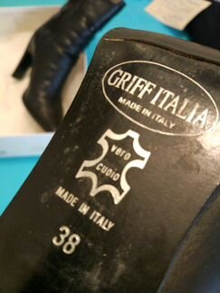 Ботильоны зимние кожа квадратный нос