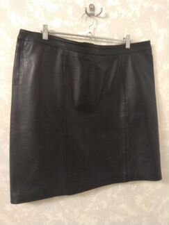 Юбка кожаная