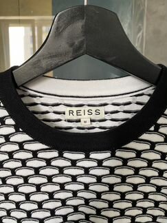 Свитер черный белый Reiss