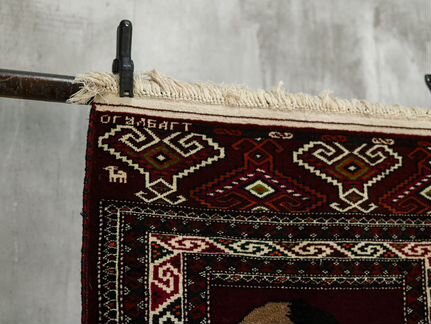 Старинный односторонний ворсовый ковер