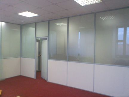 Перегородки из стекла