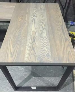 Стол в стиле лофт из массива ясеня. Акция