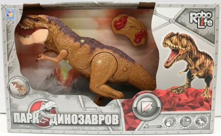 Интерактивная игрушка 1Toy Динозавр, ик пульт, сен