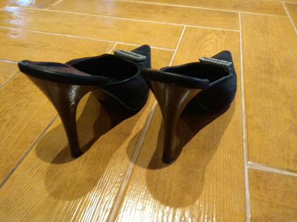 Туфли замшевые