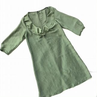 Шёлковое платье Benetton size S
