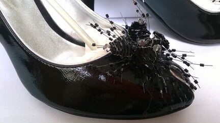 Новые Роскошные Туфли Италия Кожа/Лак 38-38,5
