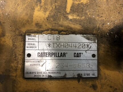 Двигатель caterpillar c18 сат в сборе сат
