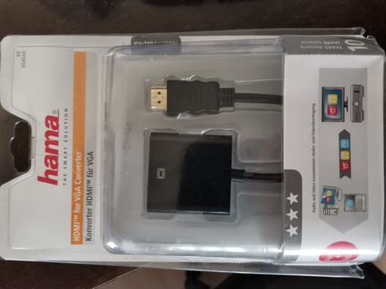 Переходник VGA-hdmi hama