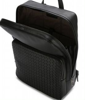 Рюкзак bottega veneta intrecciato черный