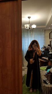 Дубленка длинная